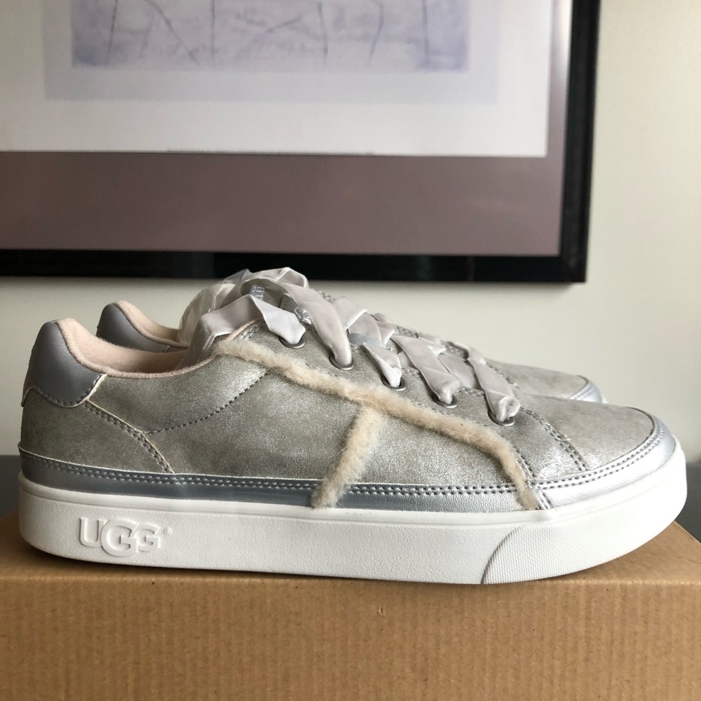 Brand New In Box UGG Sneakers - silver - sz 7